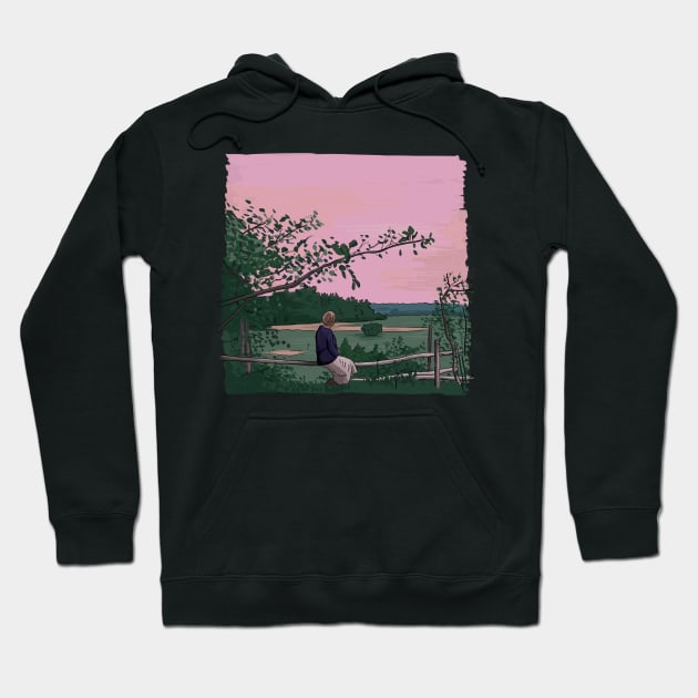 Andrei Tarkovsky's The Mirror Scene Illustration Hoodie by burrotees